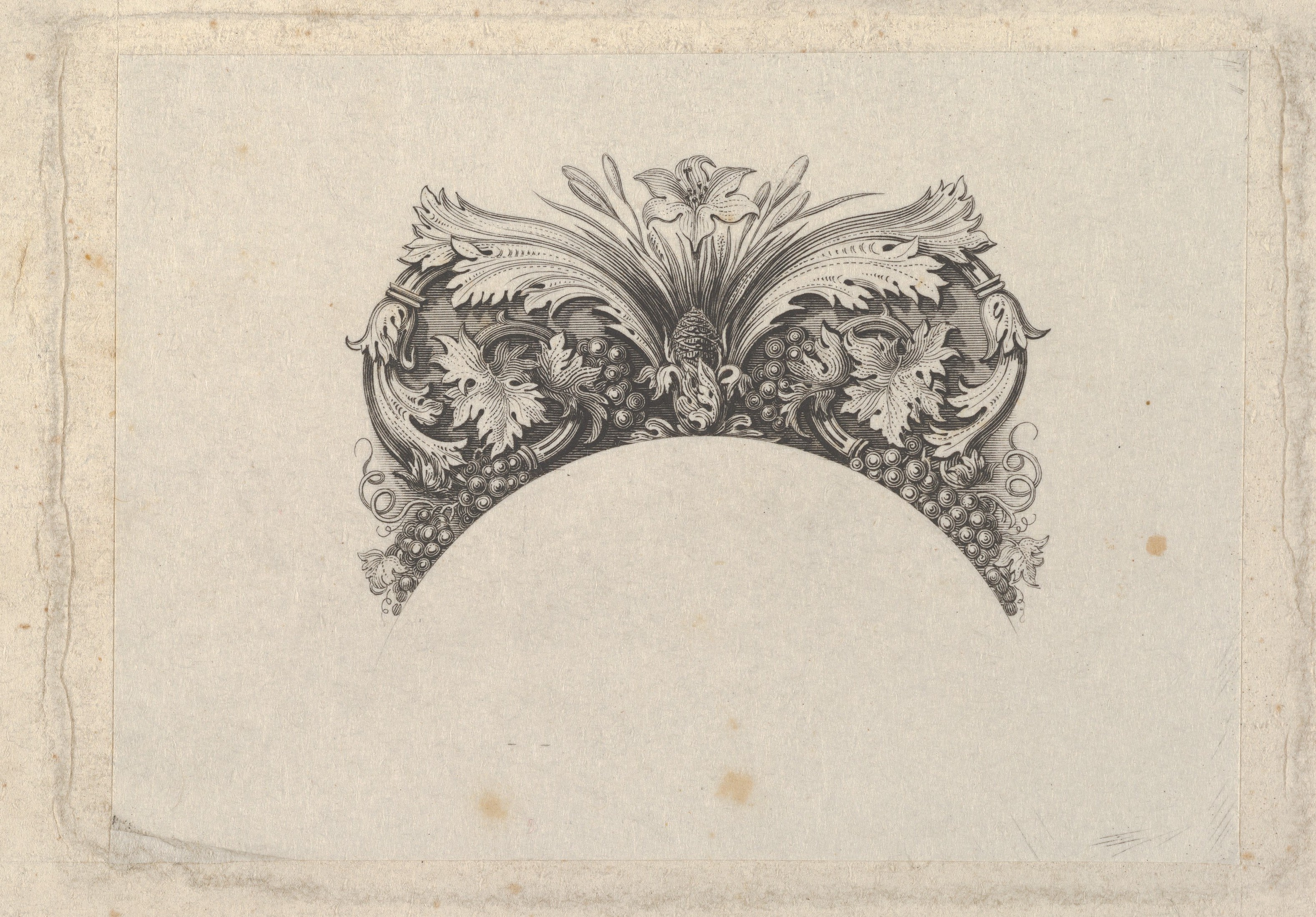 Ornamental Engraved Border Design