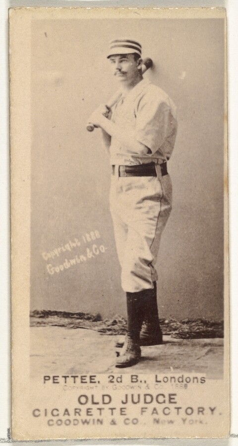 1888 Old Judge Pettee Baseball Card
