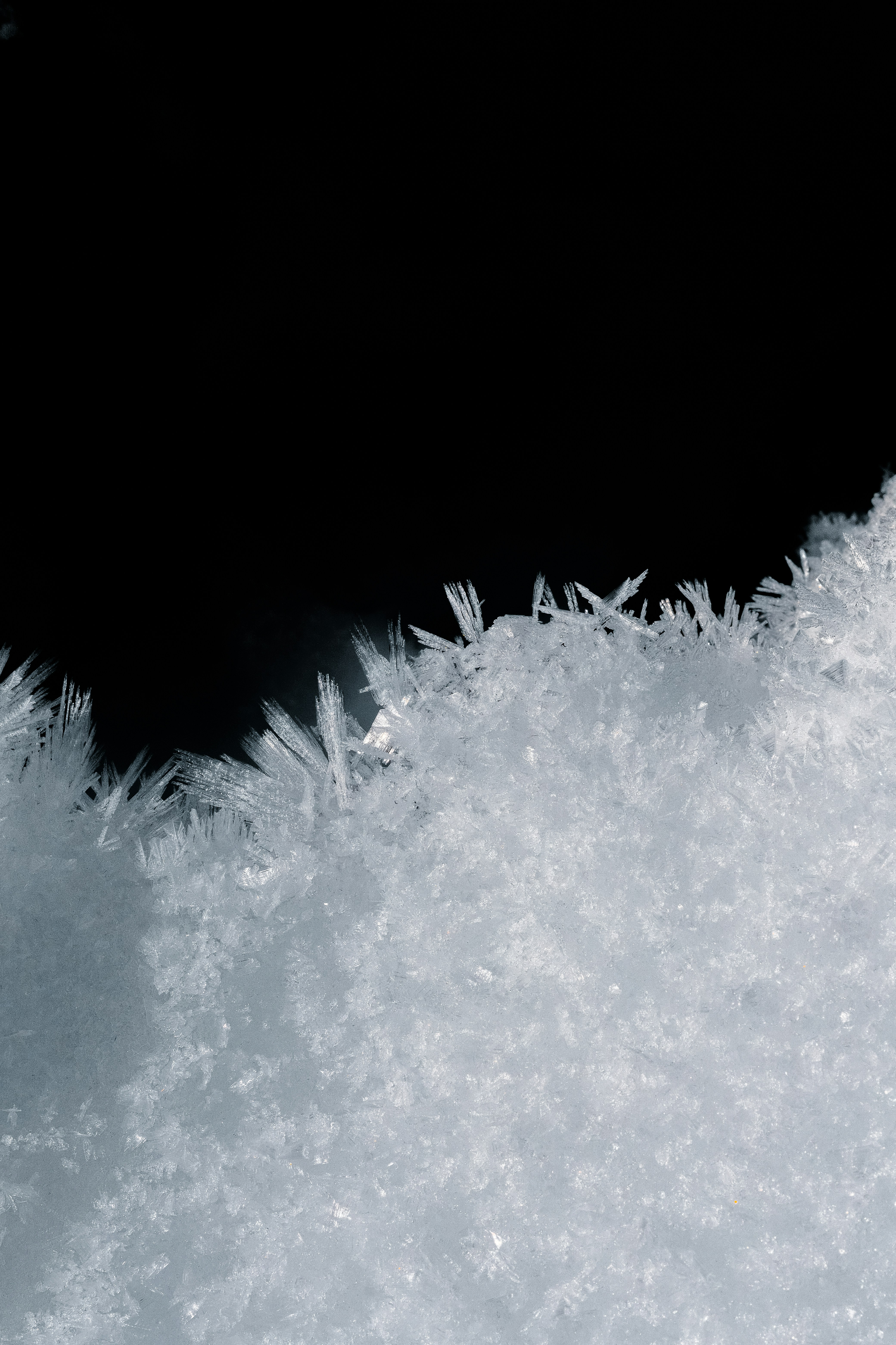 Close-up of Frost Crystals
