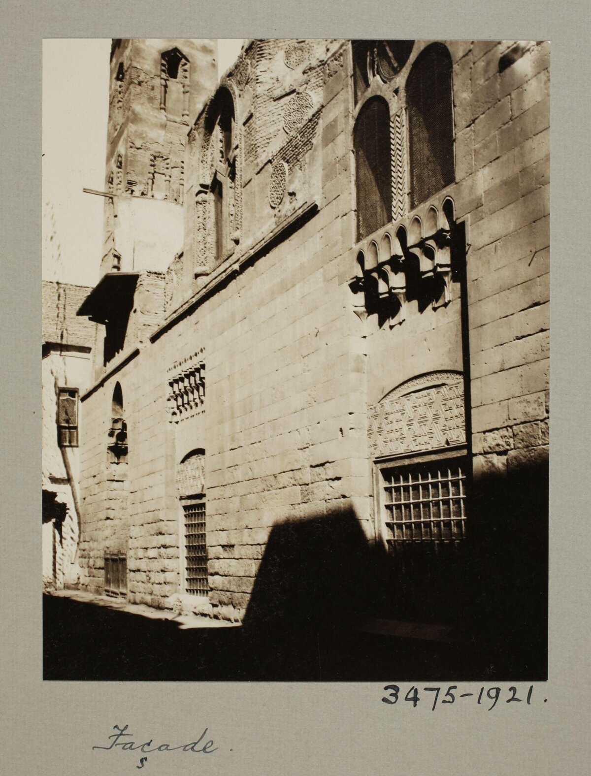 Vintage Historic Building Facade