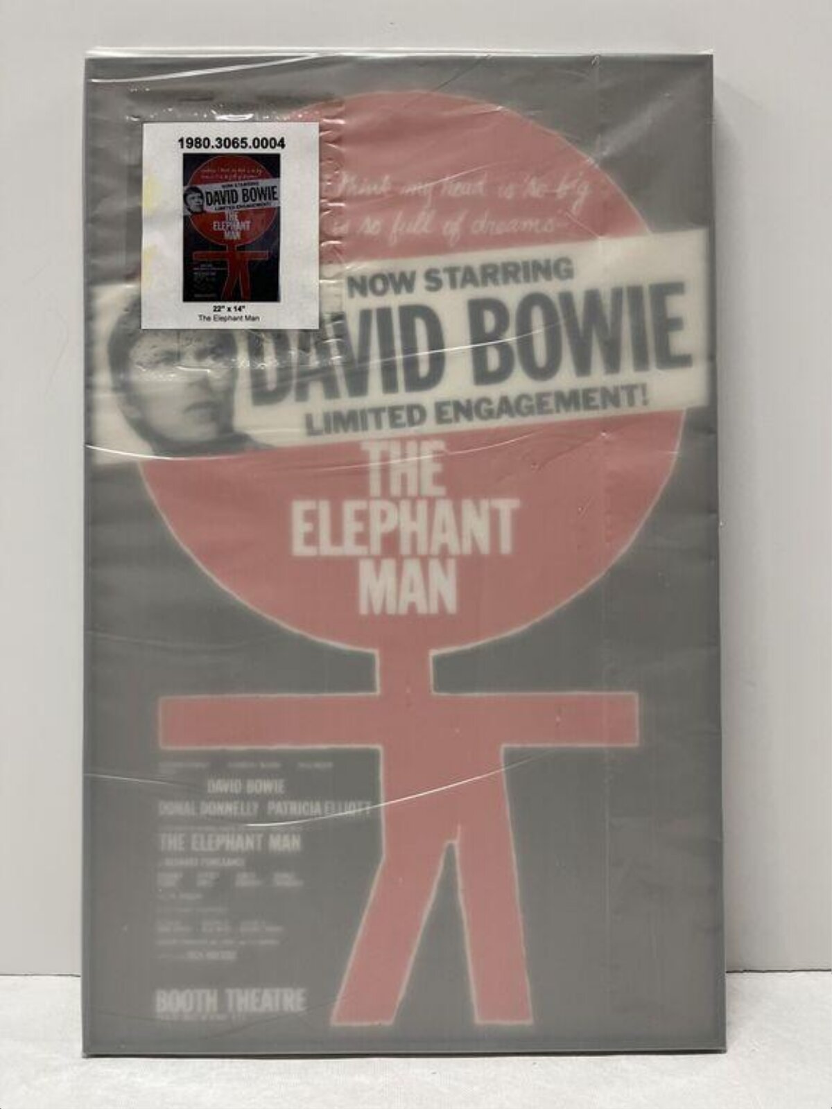 David Bowie The Elephant Man Theatre Poster