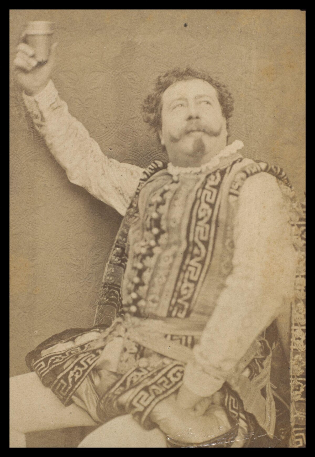 Vintage Portrait of Actor in Stage Costume