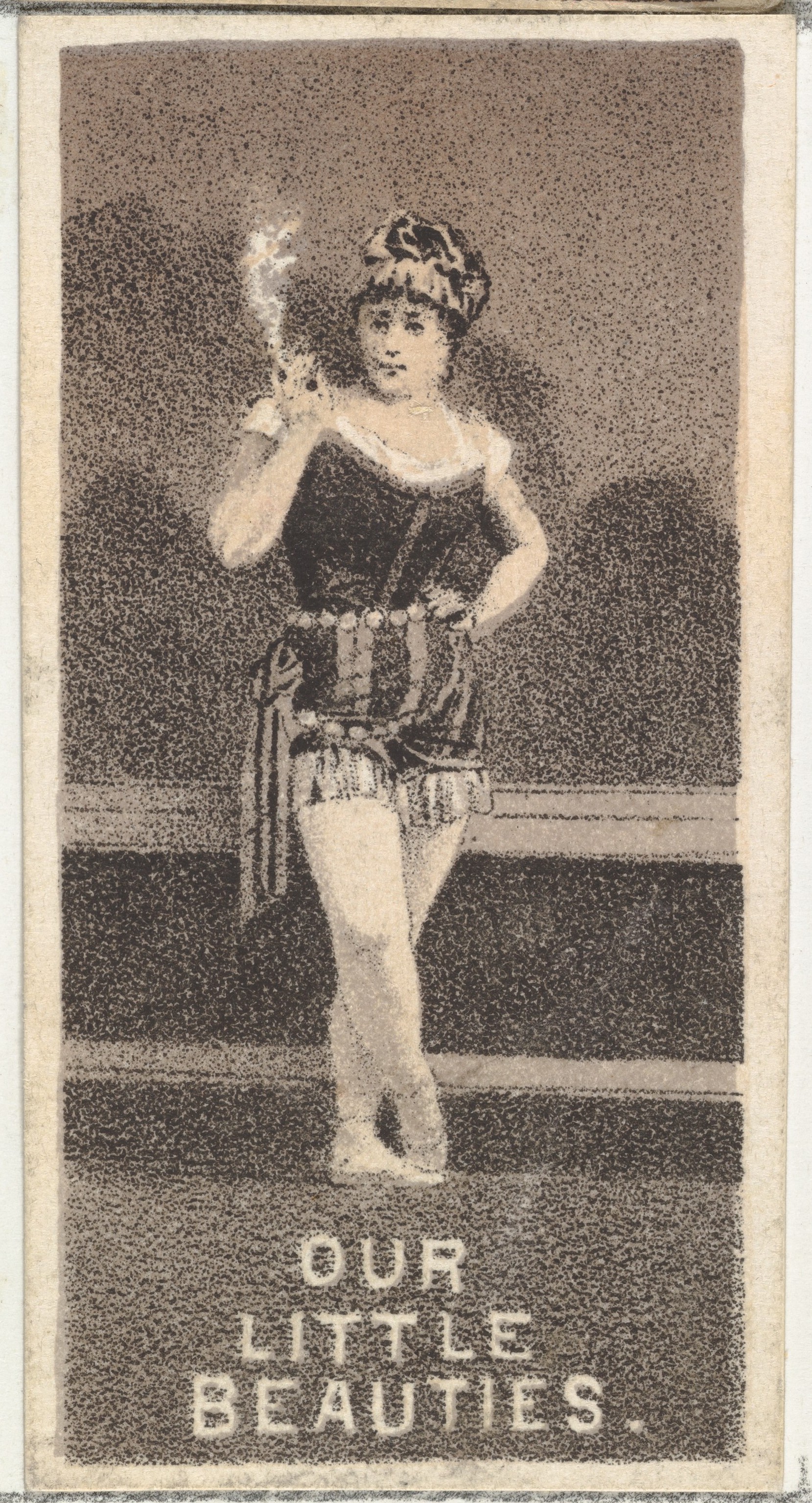 Vintage 'Our Little Beauties' Performer Card
