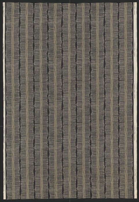 Black and Beige Wave Textile Pattern