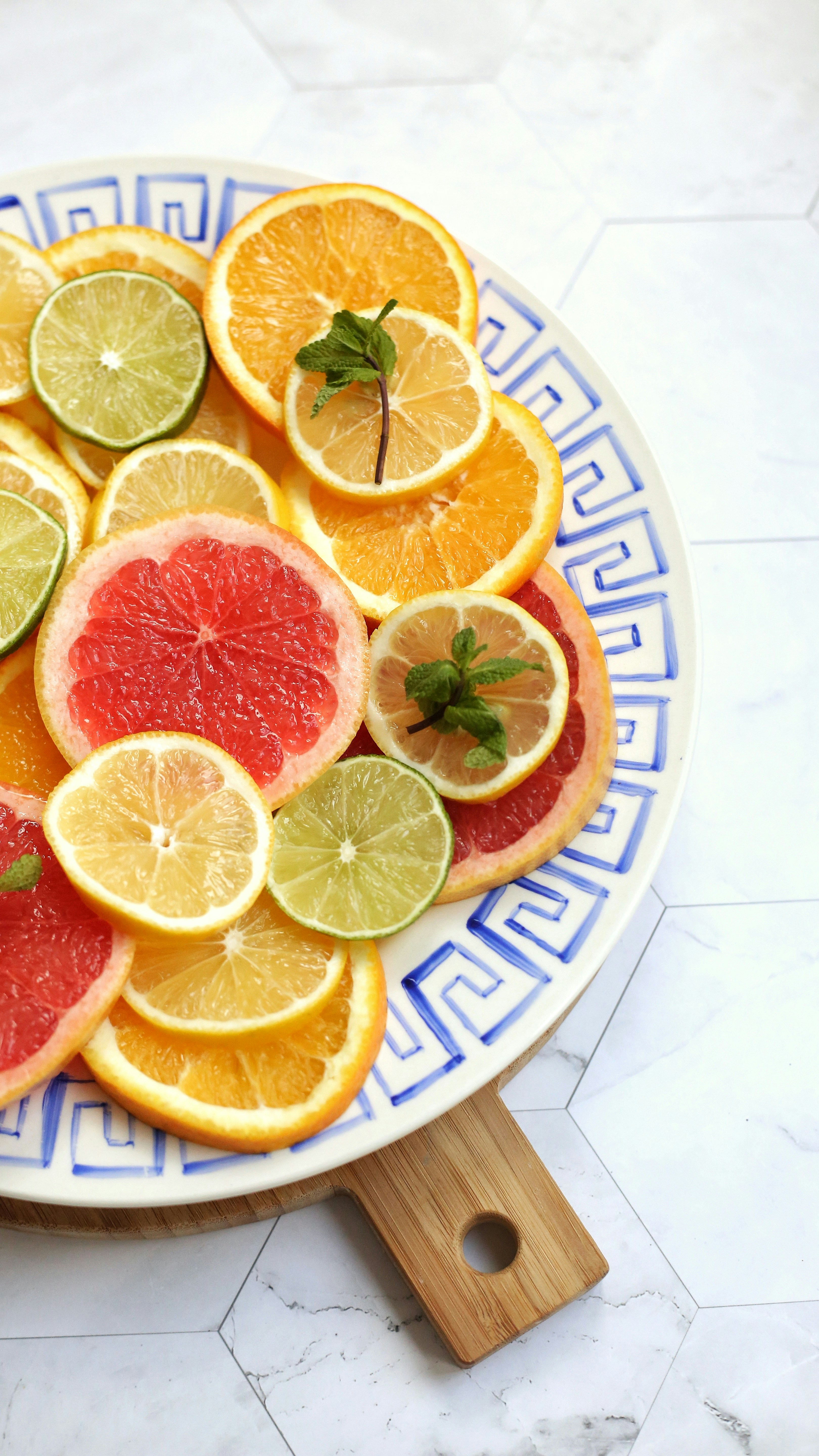 Mixed Sliced Citrus Fruit Platter