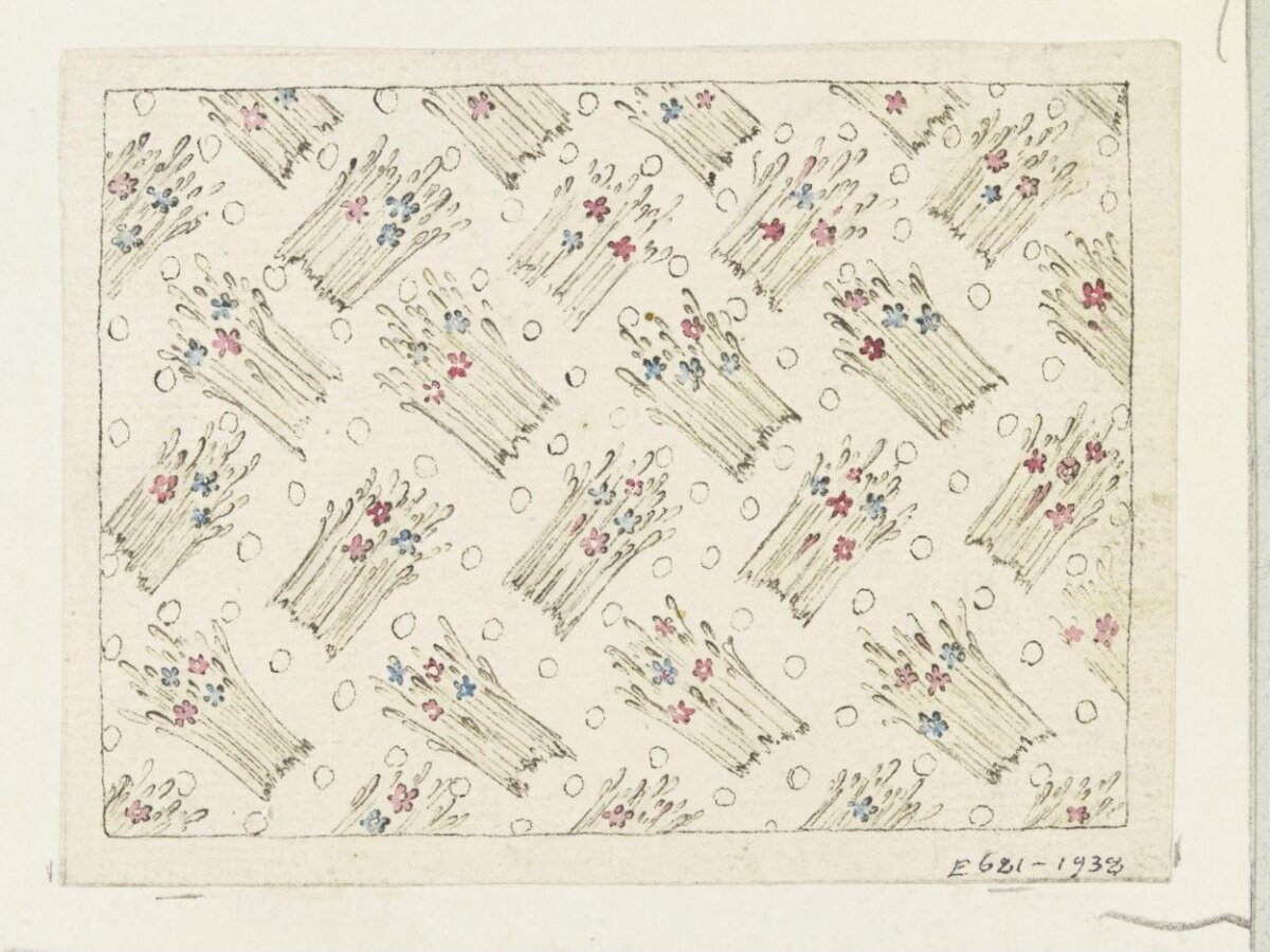 Hand Drawn Floral Textile Pattern
