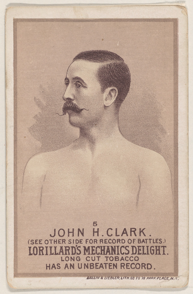 John H. Clark Vintage Tobacco Card