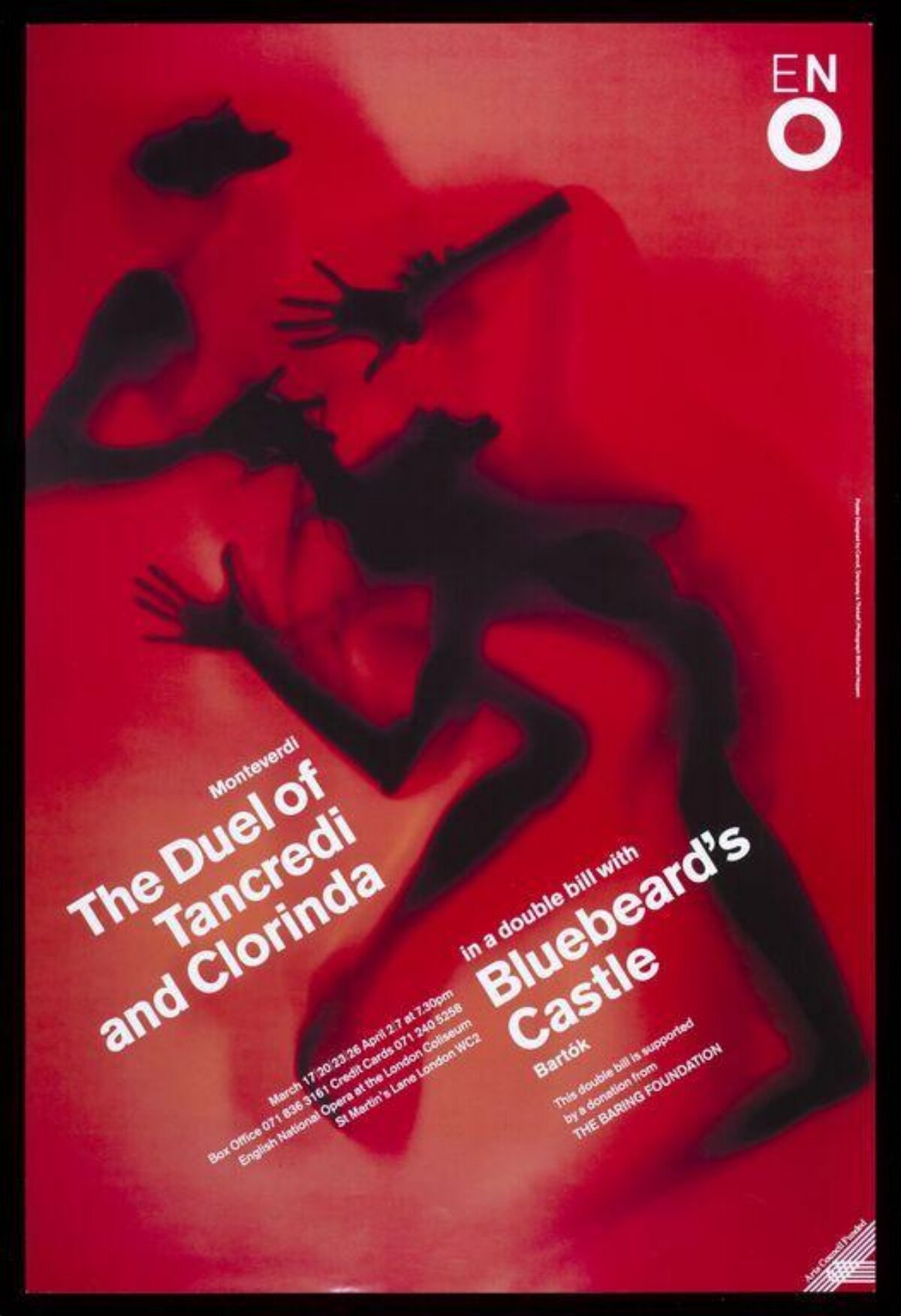 English National Opera Double Bill Poster