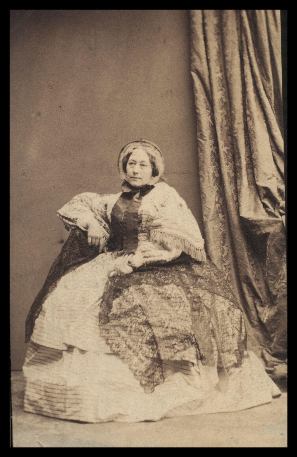 Seated Mid-Victorian Woman Portrait