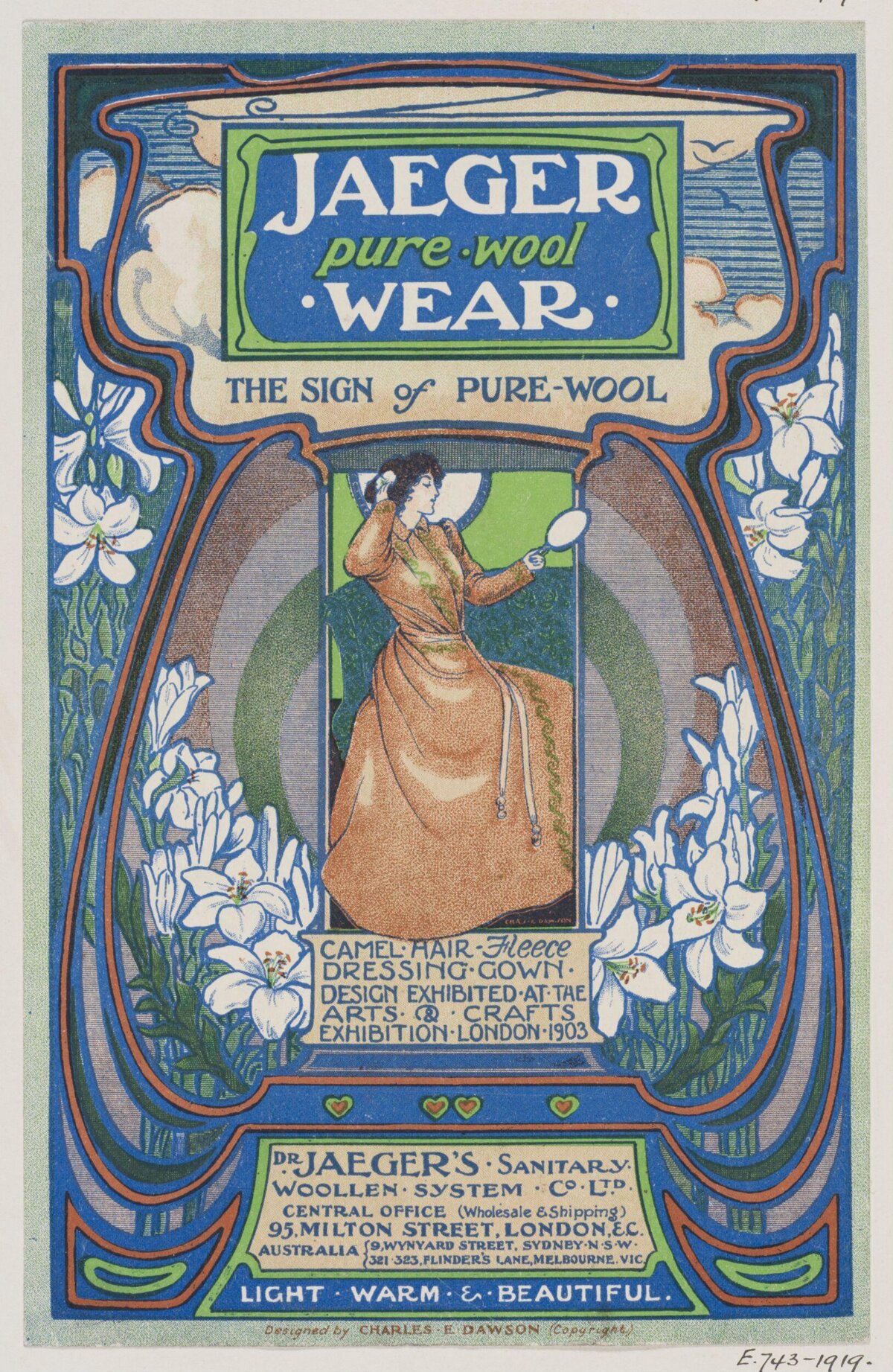 Vintage Jaeger Pure Wool Wear Ad