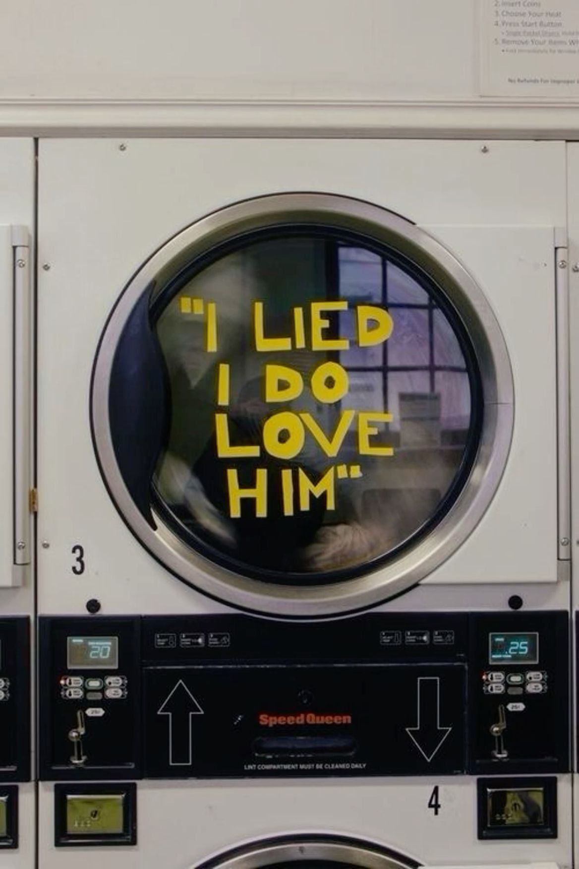 Washing Machine with Meme Quote