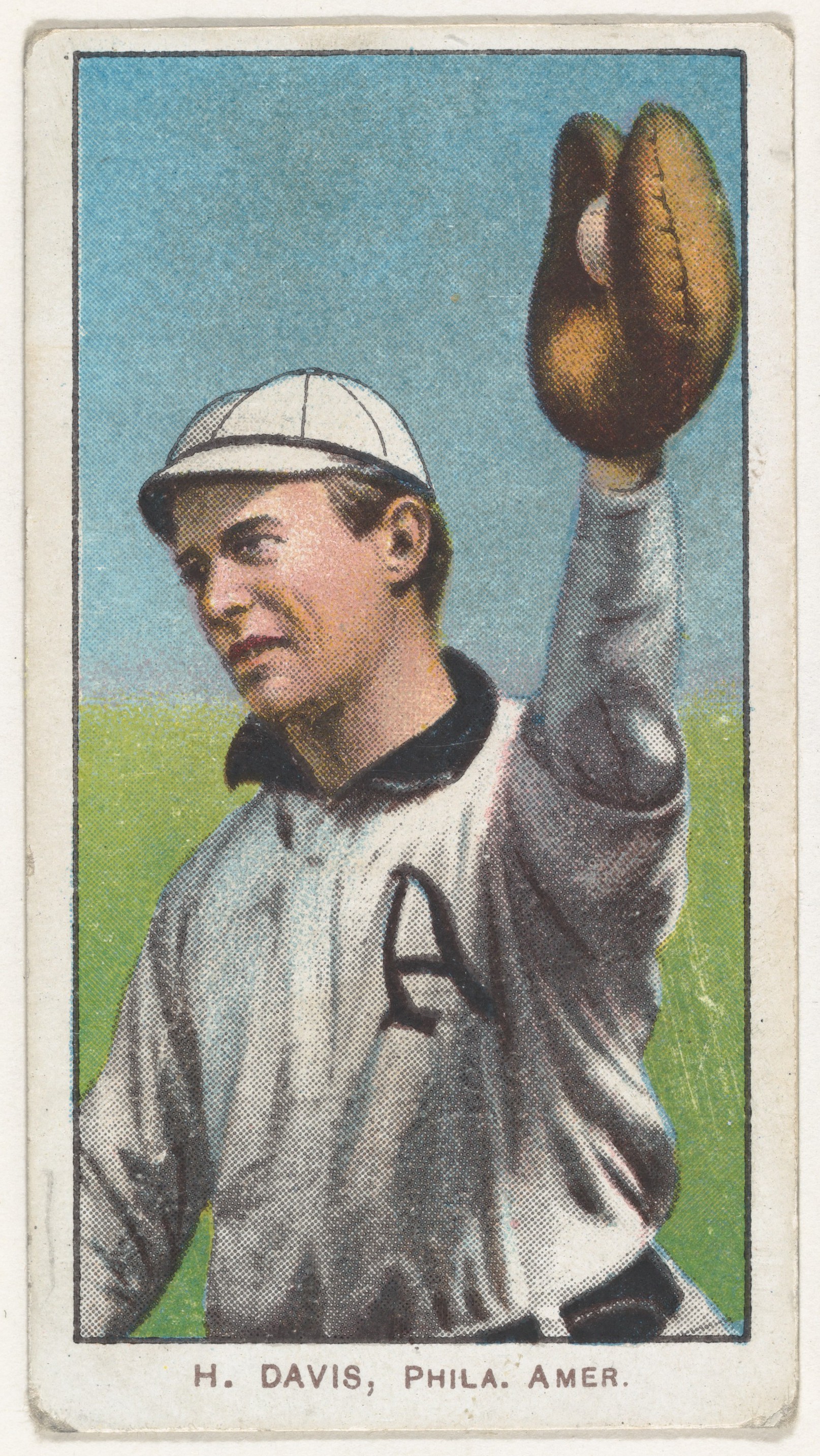 Vintage H. Davis Baseball Card