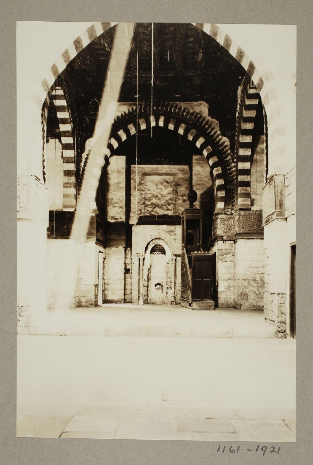 Vintage Mosque Interior View