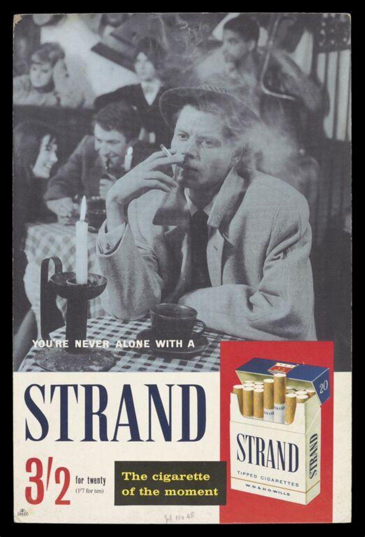 Vintage Strand Cigarette Advertisement
