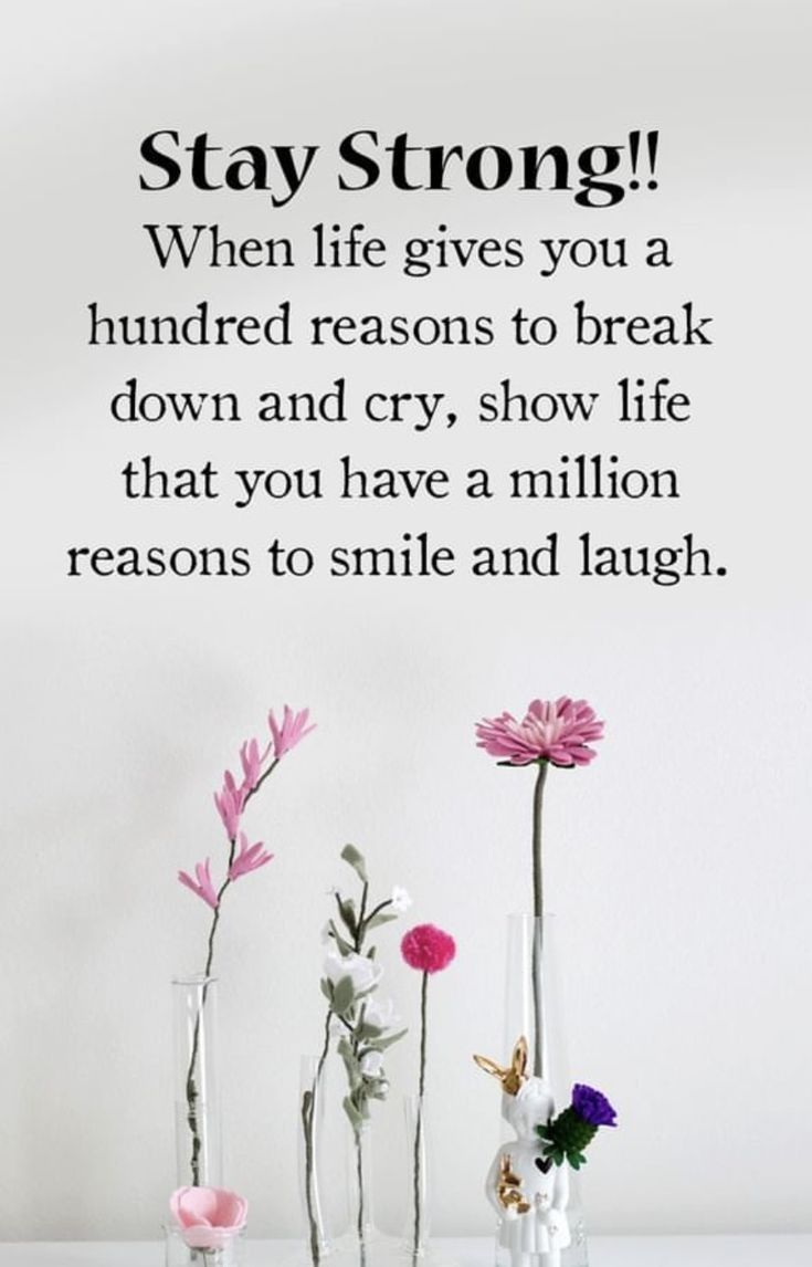 Stay Strong Motivational Quote