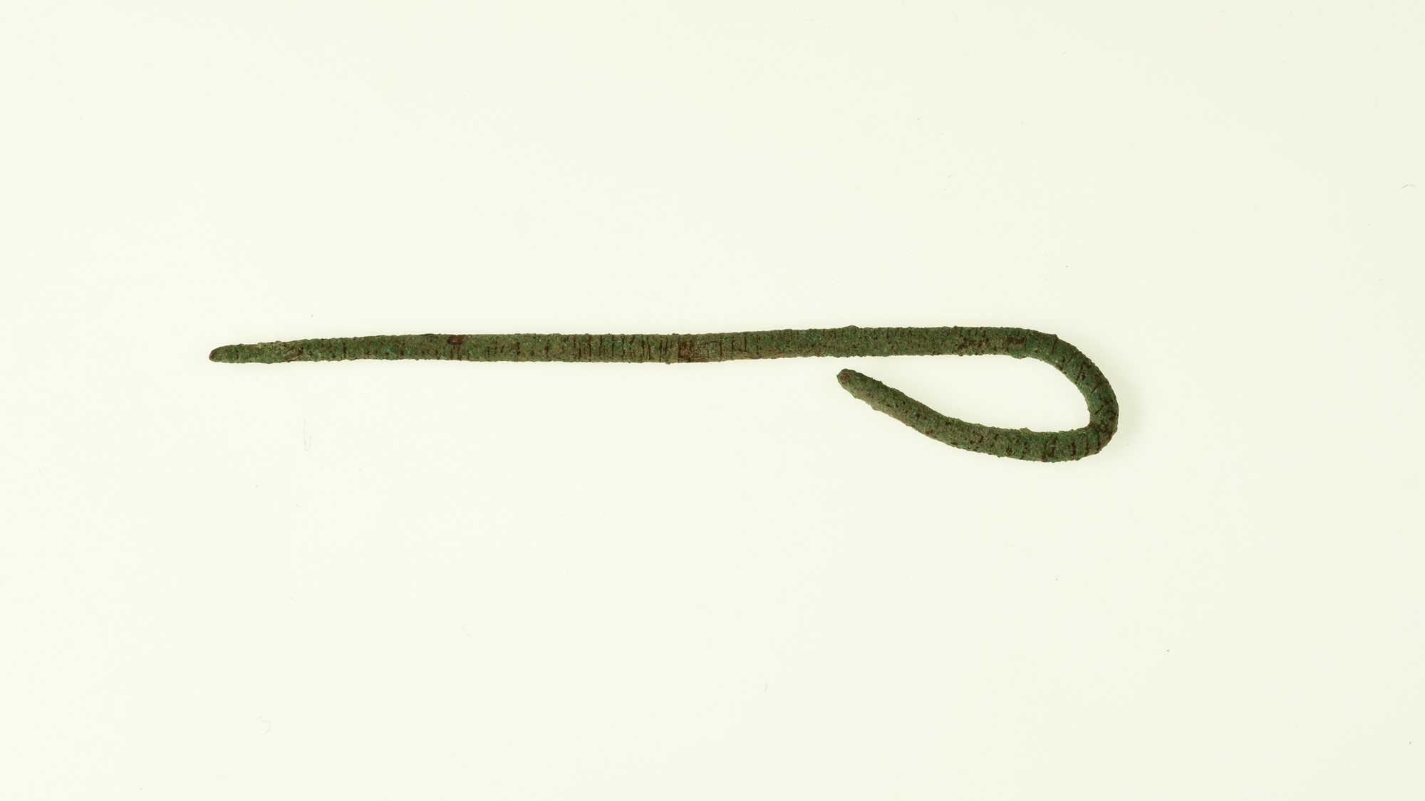 Ancient Bronze Hooked Needle