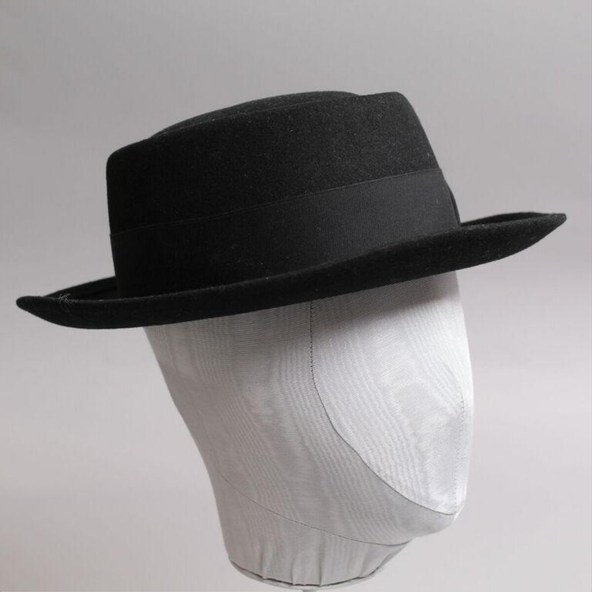 Black Fedora Hat on Mannequin Head