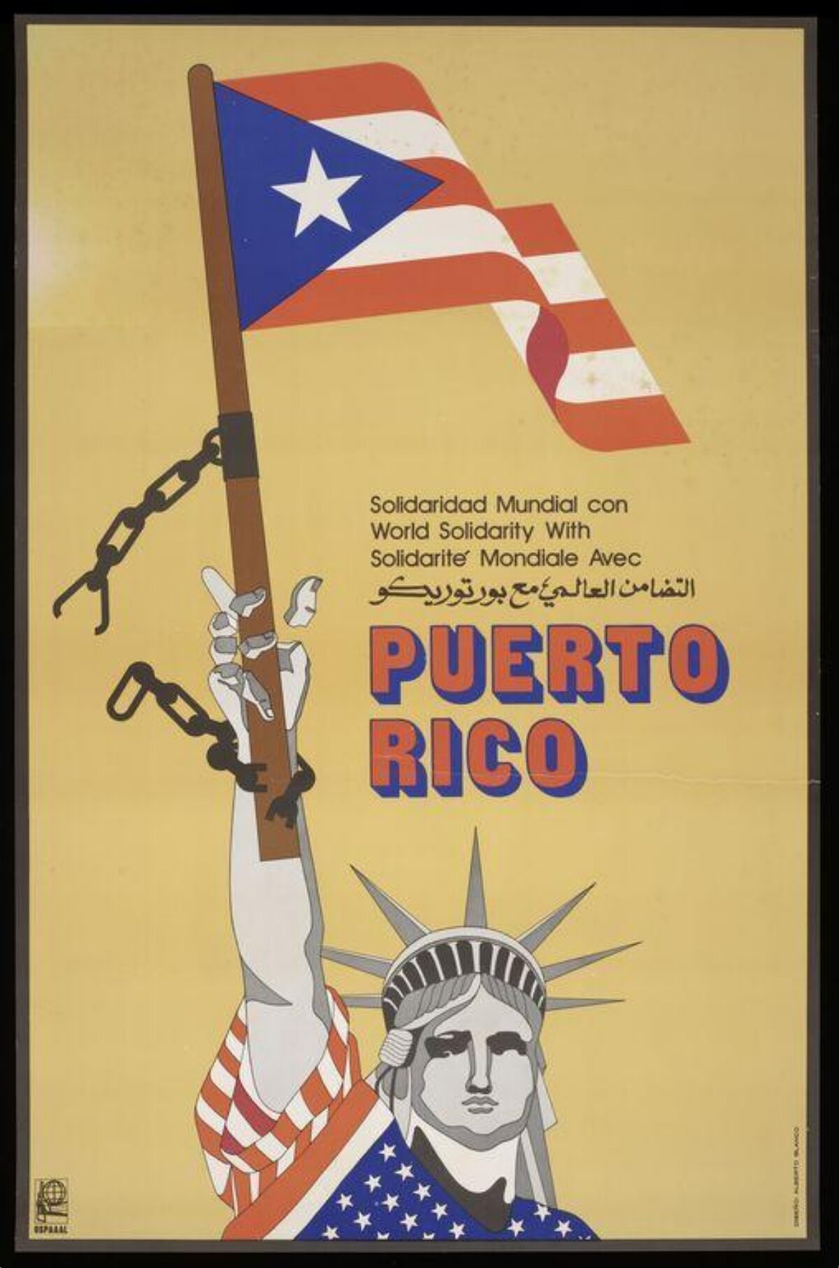 World Solidarity With Puerto Rico Poster