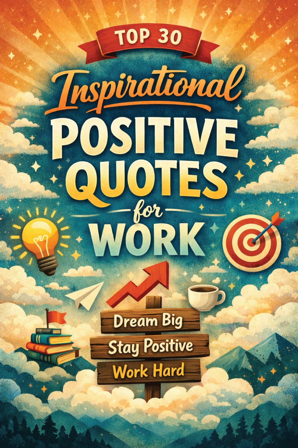 Top 30 Inspirational Work Quotes Book Cover