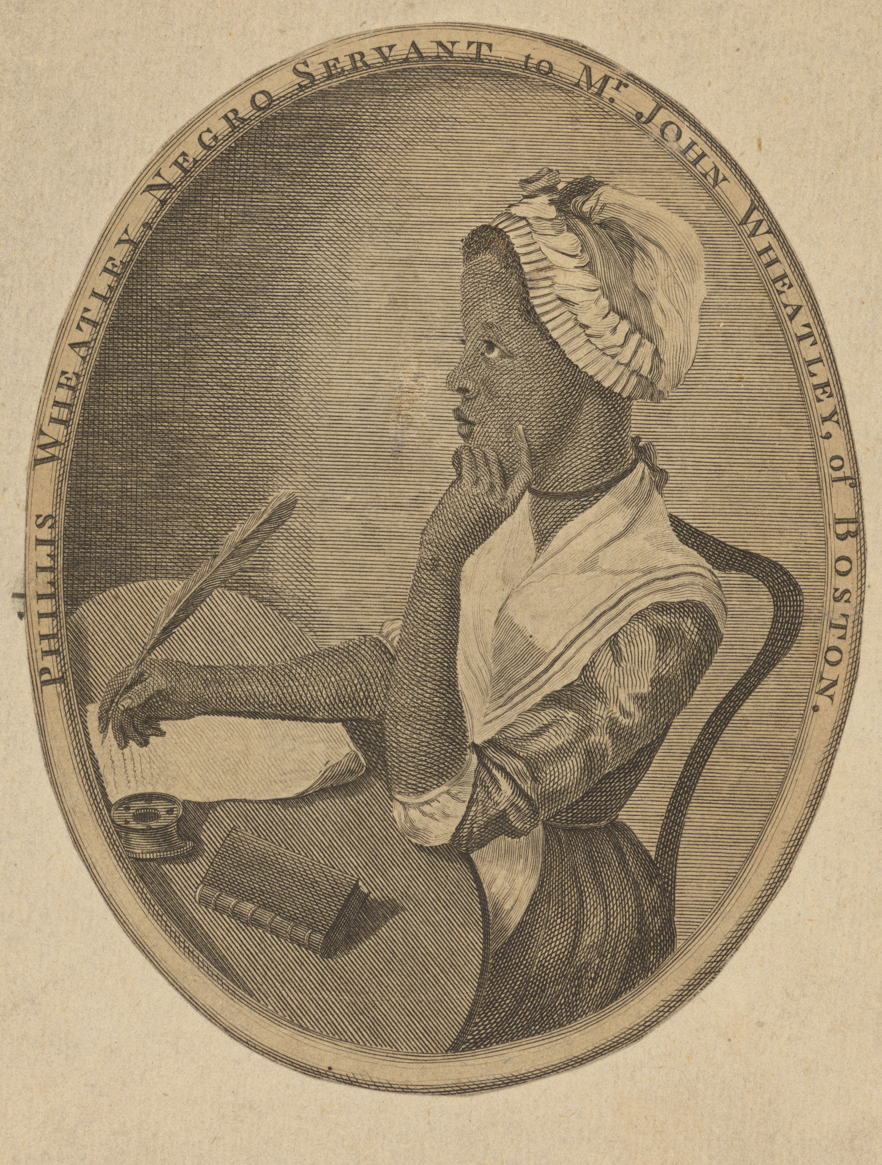 Engraved Portrait of Phillis Wheatley