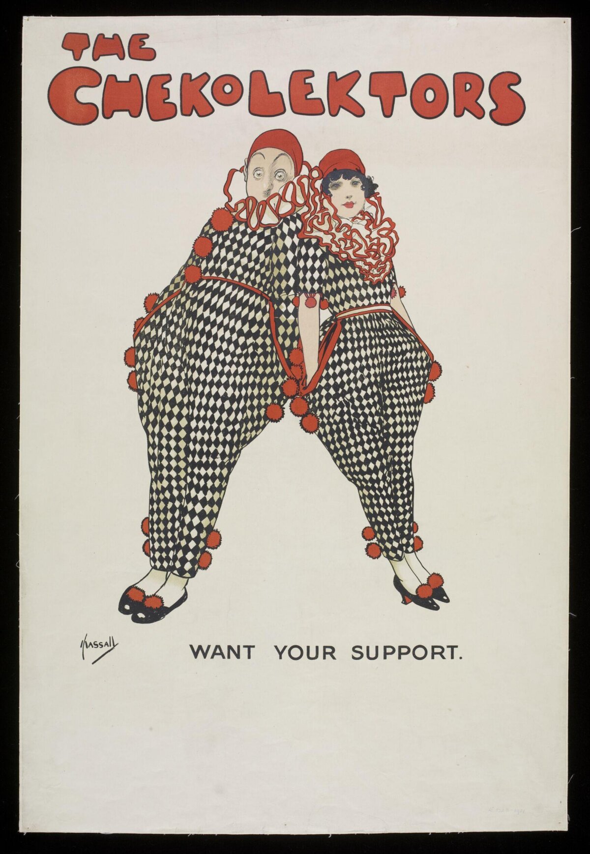 Vintage The Chekolektors Promotion Poster