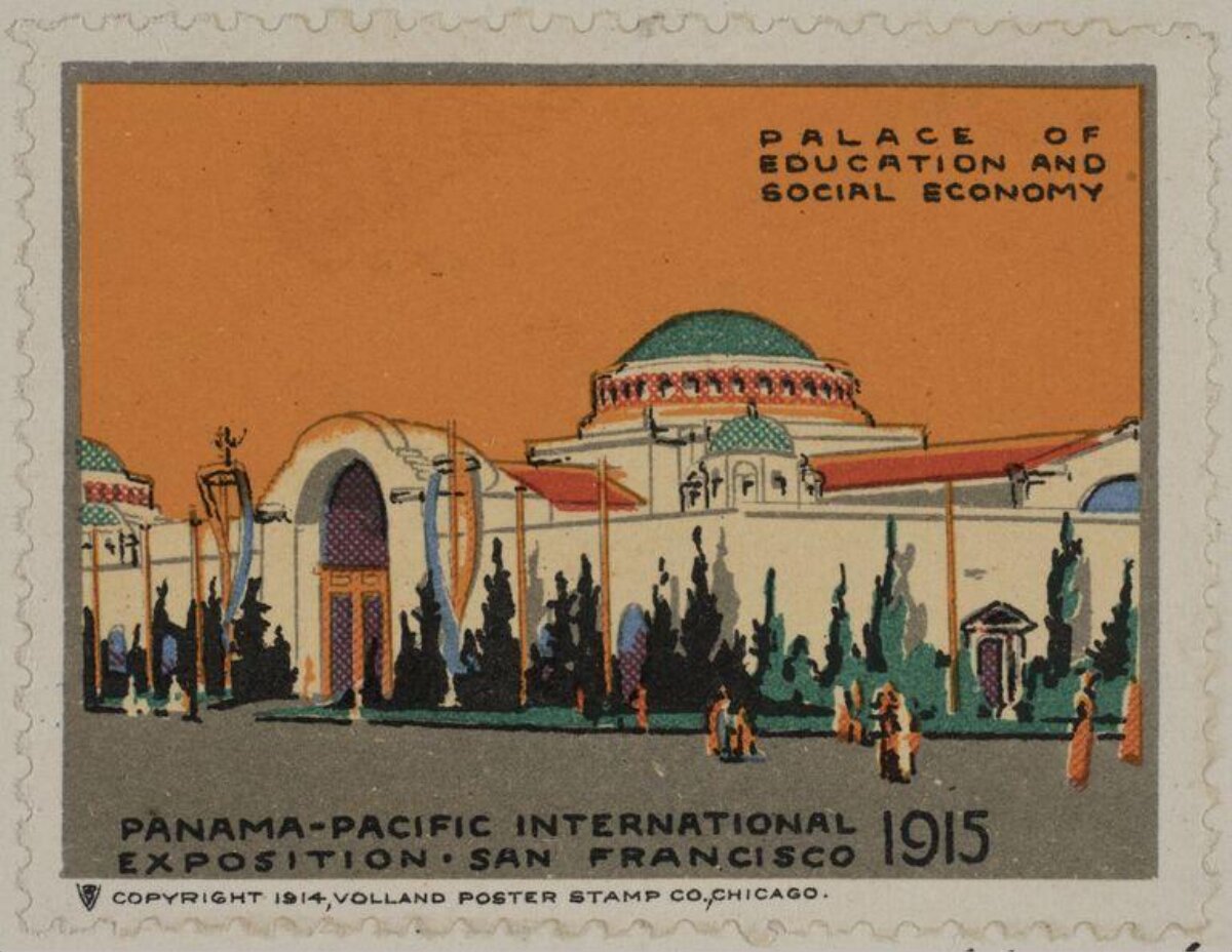1915 Panama-Pacific Expo Poster Stamp
