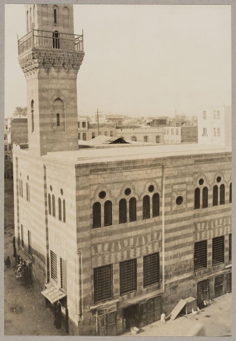 Vintage Egyptian Mosque Exterior
