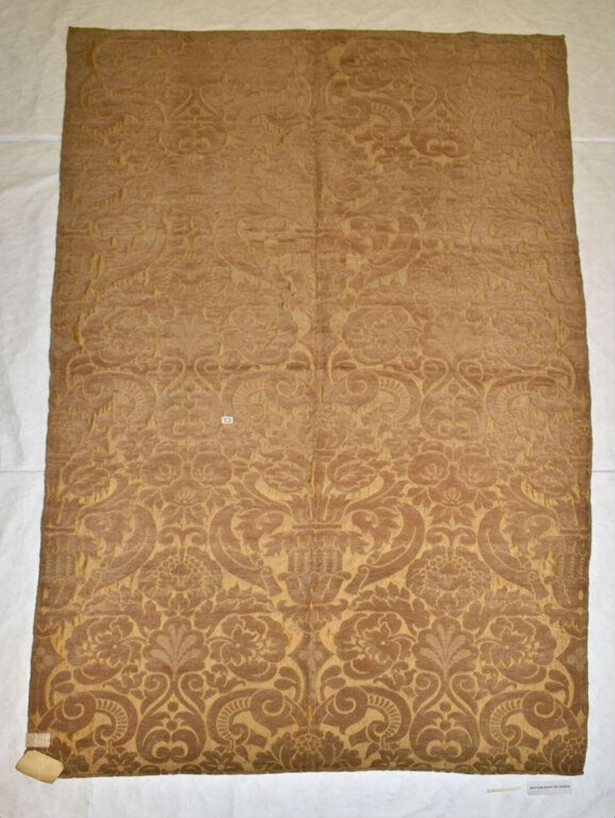 Vintage Damask Pattern Woven Textile