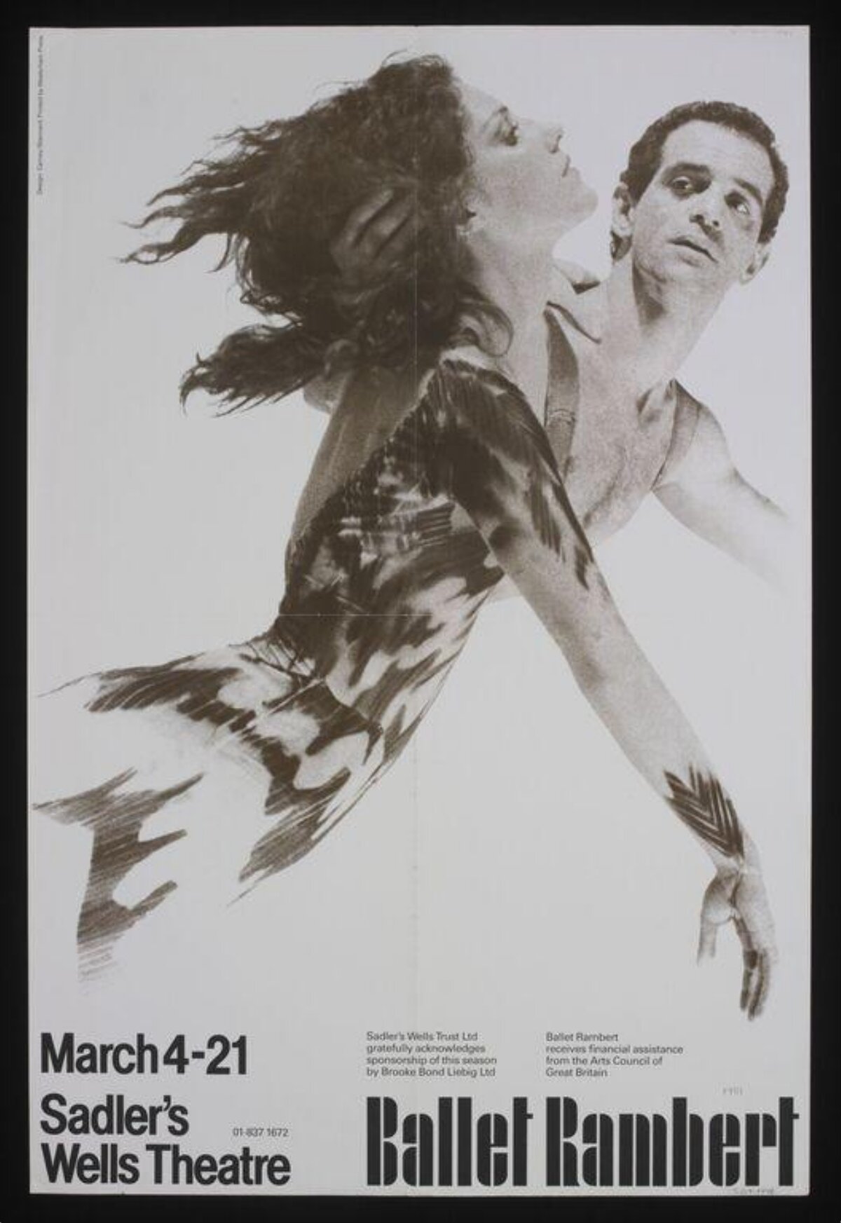 Ballet Rambert Performance Poster