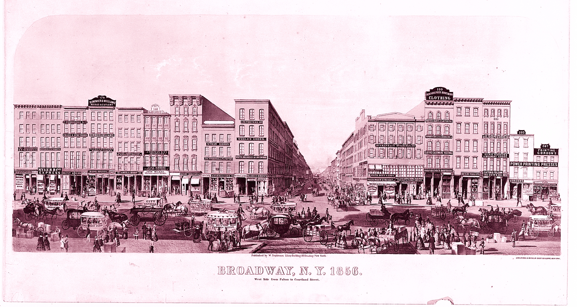 Broadway New York 1856