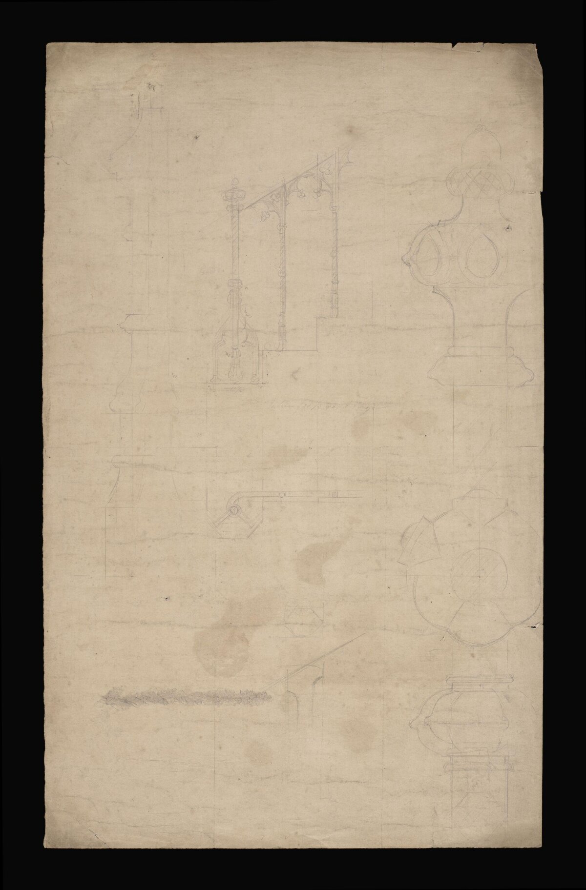 Architectural Detail Pencil Sketches