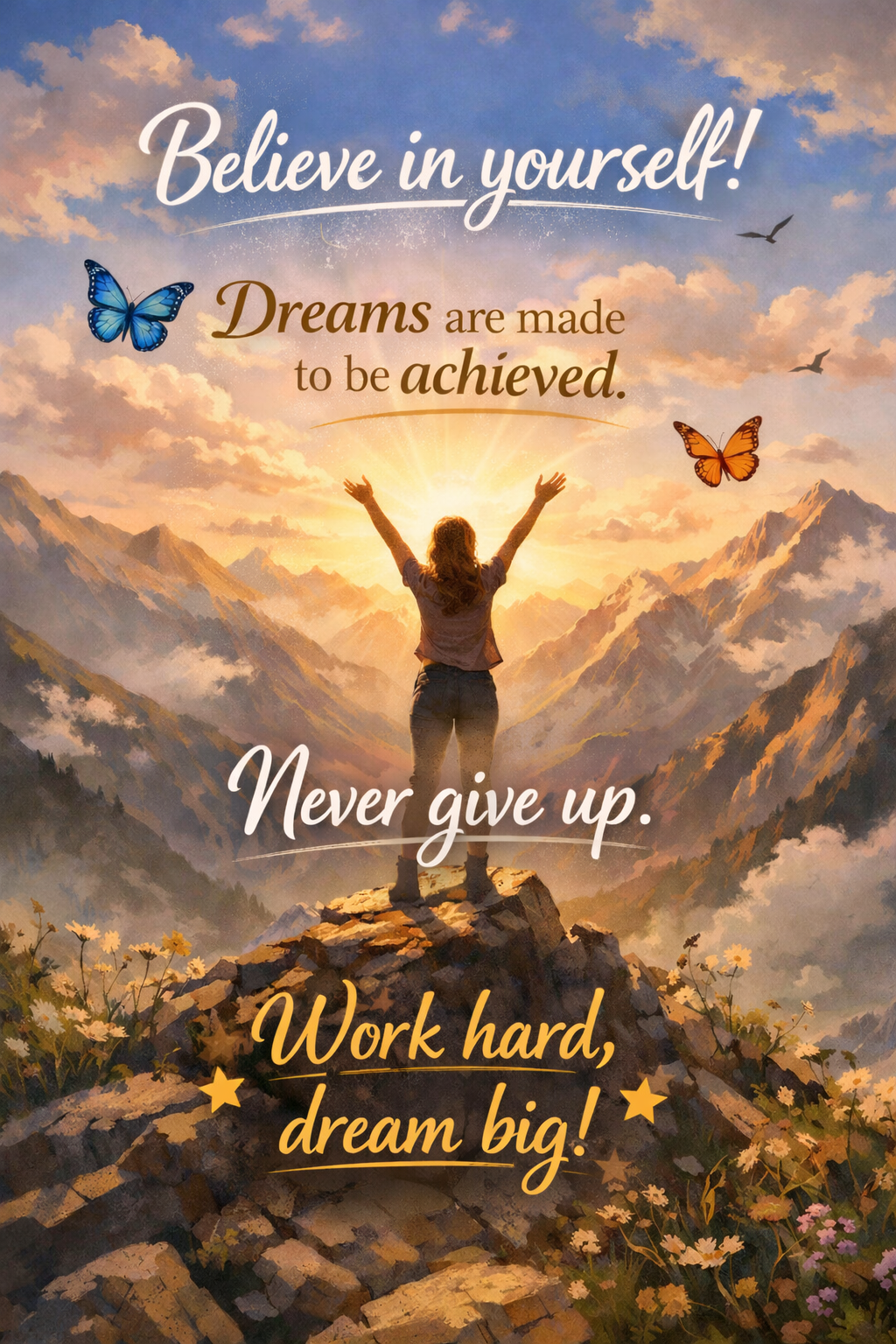 Inspirational Motivational Quote Poster