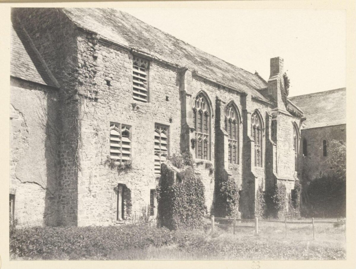 Historic Gothic Stone Building Ruin