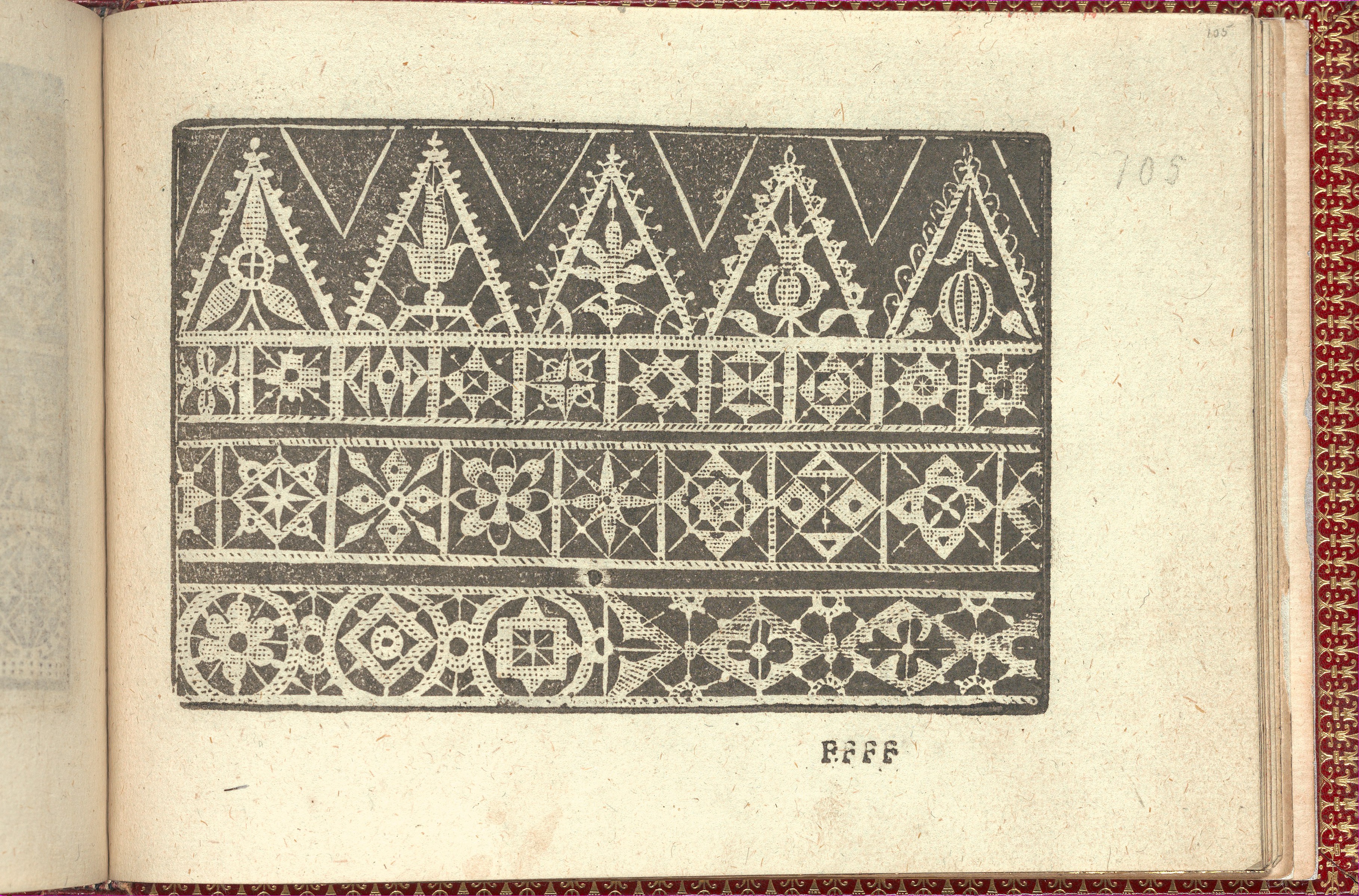 Vintage Geometric Lace Pattern