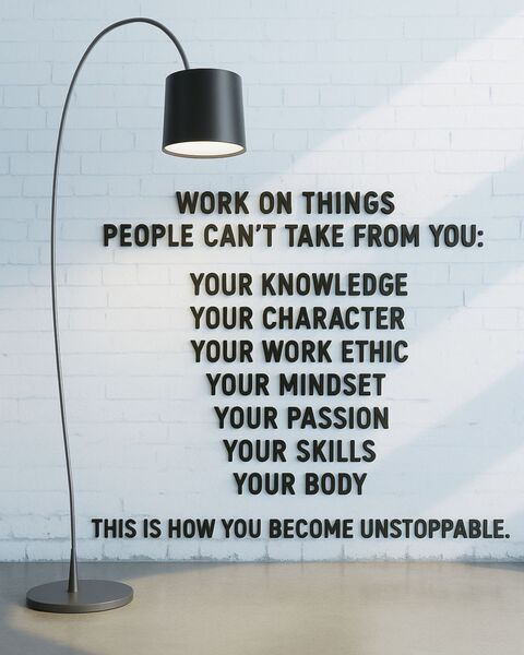 Becoming Unstoppable Motivational Quote
