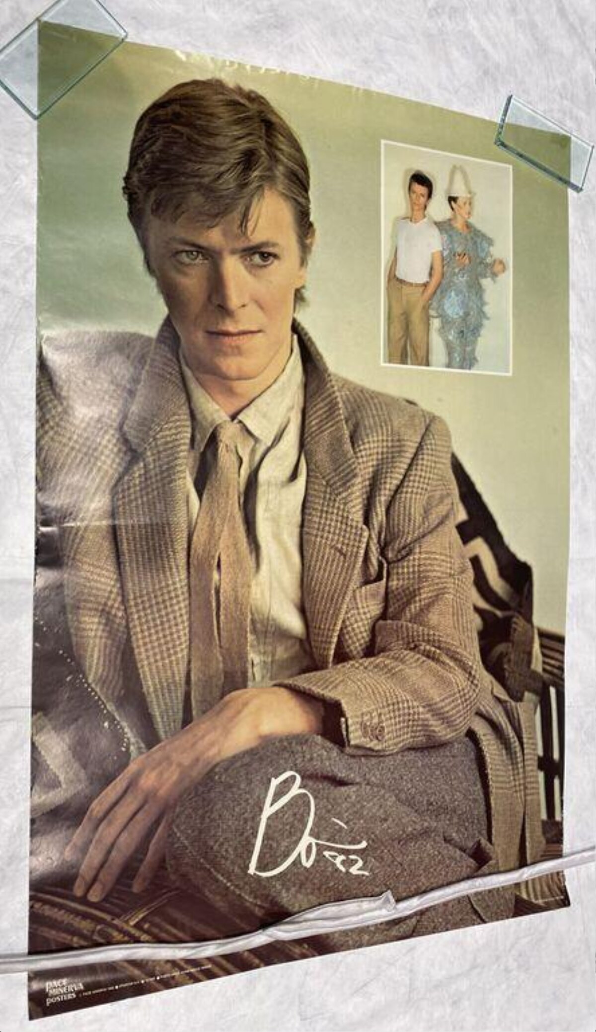 Signed David Bowie Poster