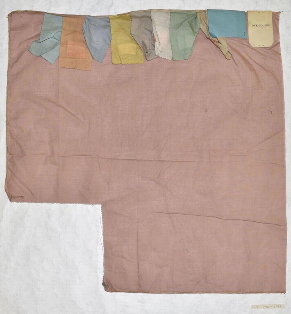 Vintage Fabric Swatch Sample Card