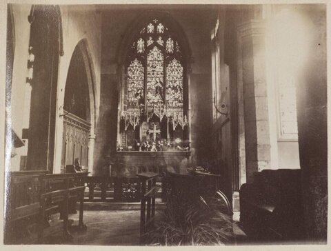 Vintage Church Chancel Interior