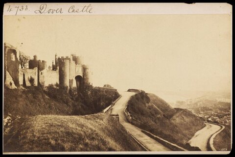 Vintage View of Dover Castle