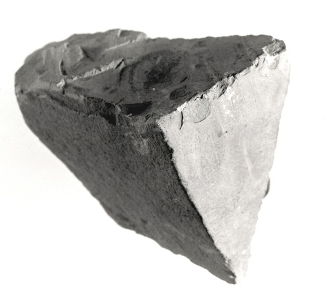Triangular Broken Concrete Fragment