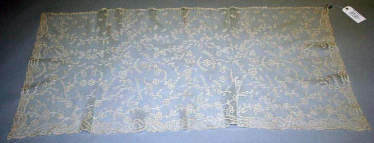 Vintage Handmade Lace Panel