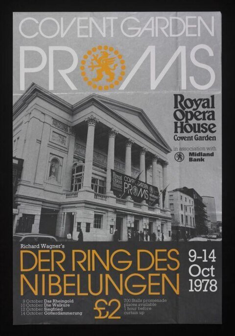 1978 Covent Garden Proms Concert Poster