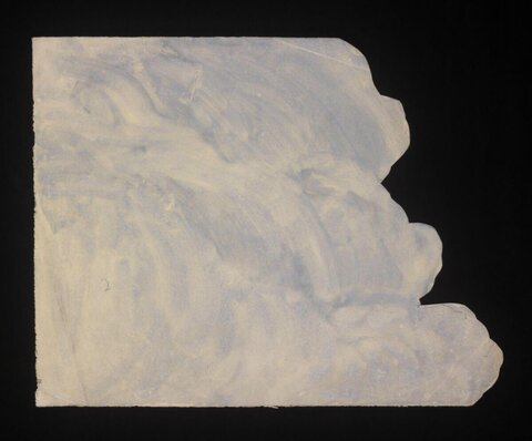 Torn Pale Blue Painted Paper