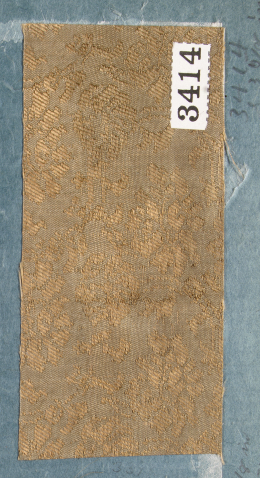 Vintage Numbered Fabric Sample