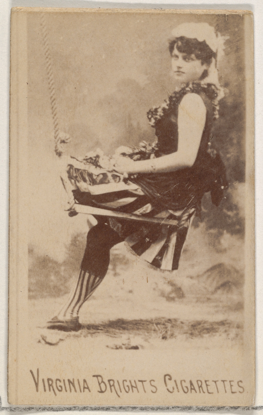 Virginia Brights Cigarettes Actress Card