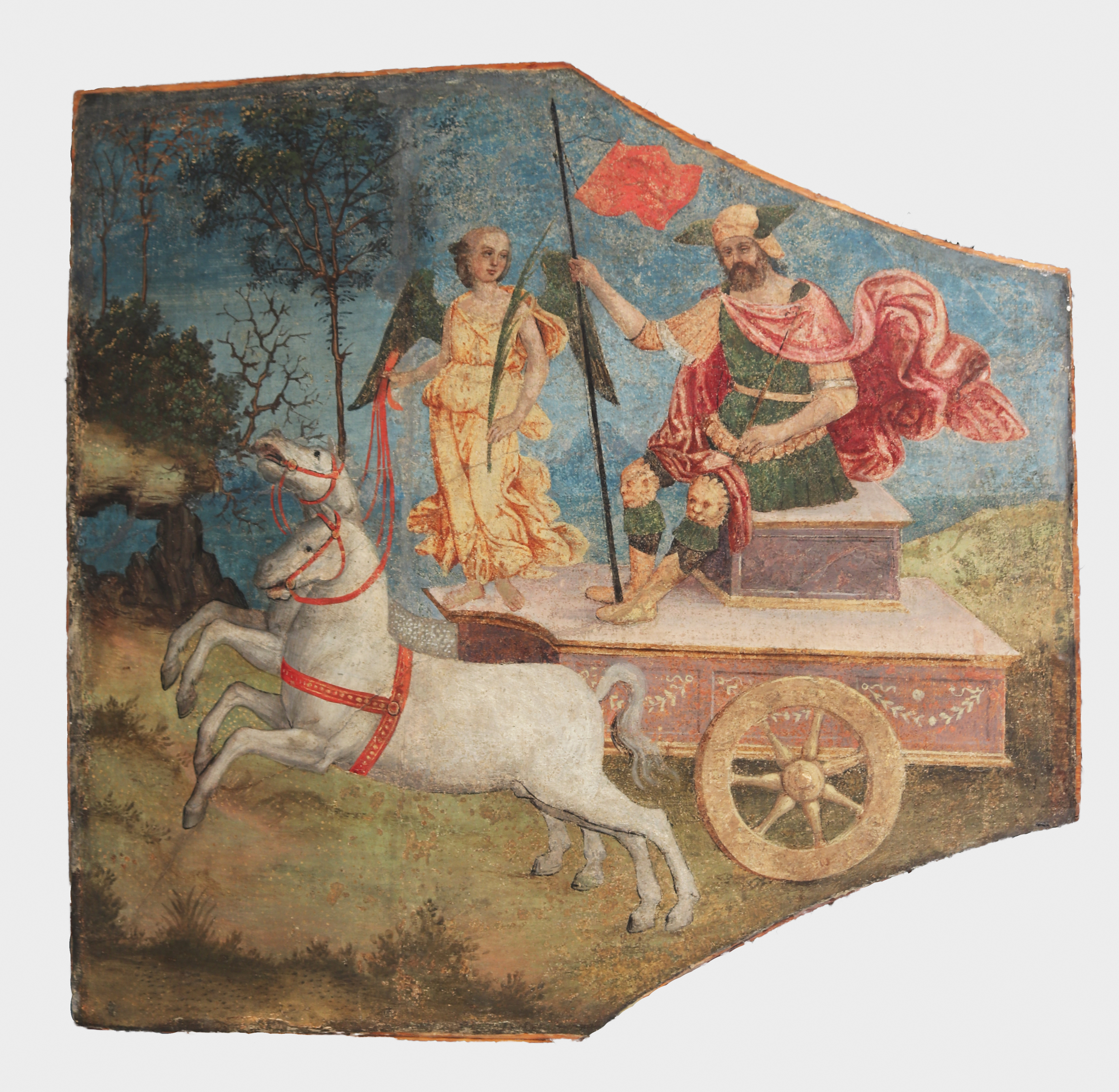 Renaissance Triumphal Chariot Painting