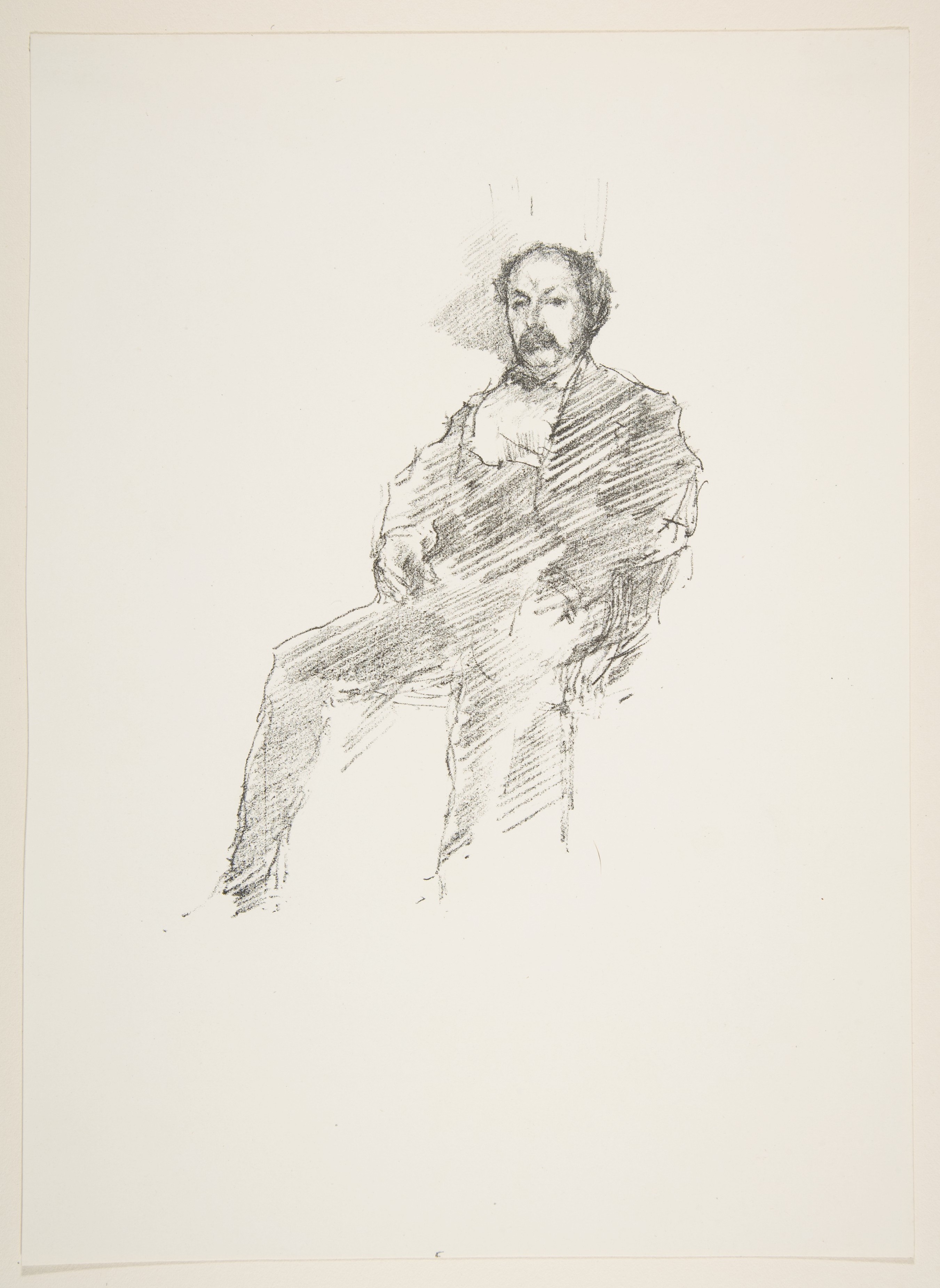 Seated Man Pencil Sketch
