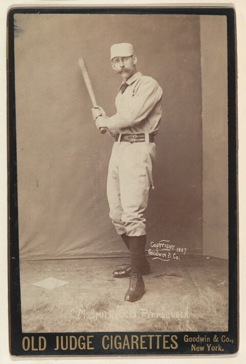 1887 Old Judge Baseball Cigarette Card