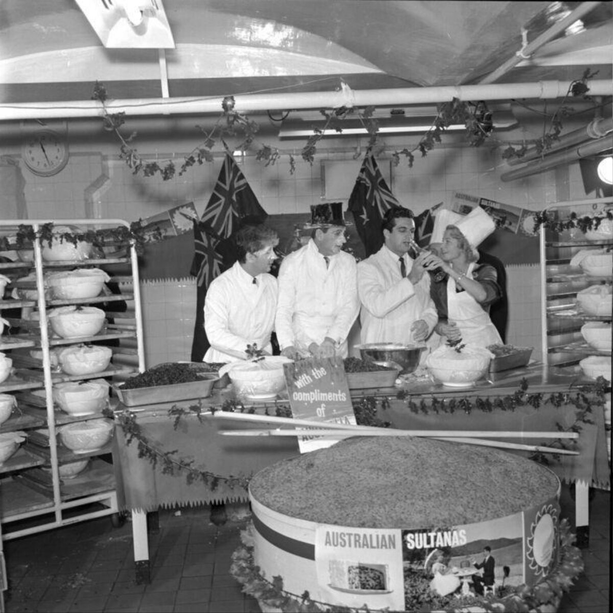 Bakers Prepare Giant Sultana Pudding