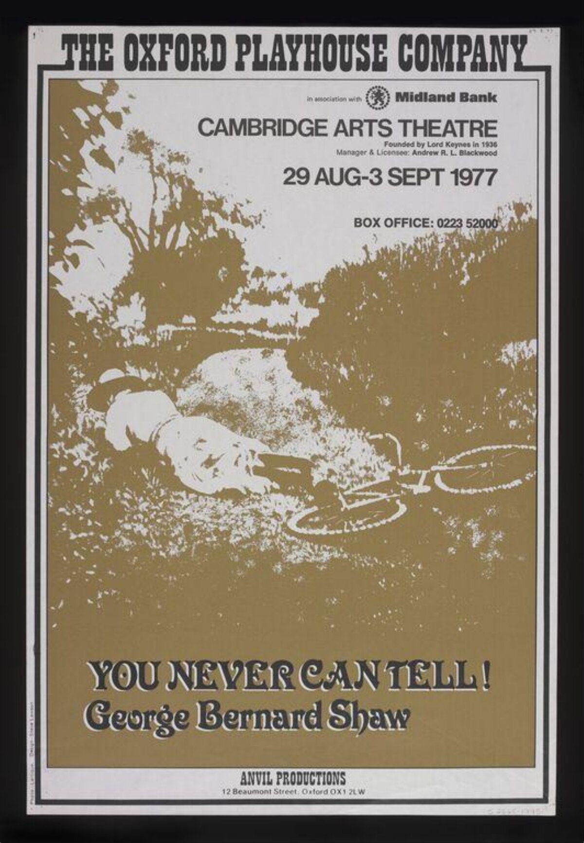 1977 You Never Can Tell Play Poster